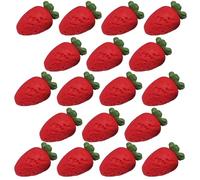 Toddmomy 20 pièces Miniatures de Accessoires Réalistes pour Maison de Poupées Fruits Simulés pour Décorations DIY et Cuisine