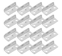 Toddmomy 20 Pièces Plaque de Verrouillage Métallique à Angle Droit pour Tiroir et Armoire, Gâche de Serrure Standard, Équerre Robuste, Installation Facile, Sécurité Renforcée pour Bureau à