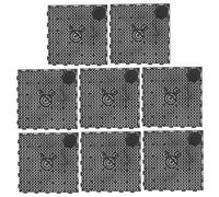 Toddmomy 20 Pièces Plaque filtrante sous Filtre à Gravier PVC sous-Gravier Tube Aquarium Couleur Accessoires réservoir d'eau Appartement Support Grille de Filtre Cloison Substrat