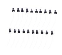 Toddmomy 20 pièces Press Spray Bottle Heads Replacement For Perfume Cosmetic Travel Bottles Lightweight Plastic Mist Nozzle