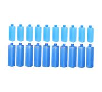 Toddmomy 20 Pièces Reusable Ice Packs for Air Conditioner Fans PE Material Freezer Blocks for Cooler and Food Preservation Portable Cooling Gel Packs