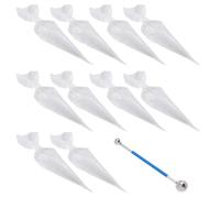 Toddmomy 20 pièces Sacs à Coulis PE pour Maçonnerie Sacs à Joint Épais et Résistants Capacité Importante Poche à Douille pour Carrelage et Ciment Protection Mains pour Travaux de