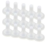 Toddmomy 20 Pièces Tétine pour Chaton en Silicone Blanc pour Allaitement | Remplacement Facile, Rangement Simple, Usage Vétérinaire, pour Nourrissage Manuel de Petits Animaux