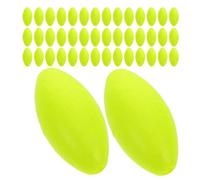 Toddmomy 200 Pièces Pompano Floats High-Visibility Olive Fishing Beads Round Design for Stable Floating and Accurate Detection Fishing Accessories for All Water Environments