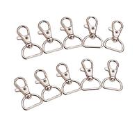 Toddmomy 20paquets Clips Étiquettes Métal Attaches Amovibles pour Artisanat Porte-clés Et Laisse De Chien