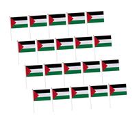 Toddmomy 20pièces Drapeau Palestine Sur Drapeaux à Main Portables Drapeaux Encouragement Pour Événements