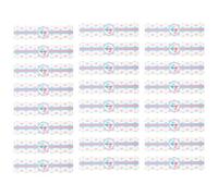 Toddmomy 24 Autocollants Adhésifs pour Révélation Décoration Fête Gender Reveal Étiquettes Bouteilles d'Eau Couleurs Lumineuses pour Anniversaire et Baptême