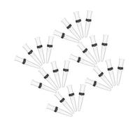 Toddmomy 24 pièces Floral Water Tubes with Suction Cup Transparent Stem Holders for Fresh Flowers Preservation Fit for Florists and Bouquets