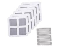 Toddmomy 25 pièces Bande Adhésive Réparation Moustiquaire Patch Autocollant Réparable pour Fenêtre et Porte Maille Résistante et Souple Répare Déchirures et Facile à Utiliser pour Maison