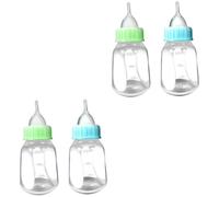Toddmomy 2ensembles Distributeur De Nourriture pour Animaux De Compagnie De Biberons Plastique pour Chiots Et Chatons Biberons pour Nourrir Les Animaux Non Sevrés
