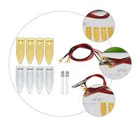 Toddmomy 2Ensembles Matériaux Électrode pour Expériences Scientifiques de Batteries de Fruits DIY Électrodes Zinc et Cuivre pour Projets Éducatifs sur Production Énergie Aux