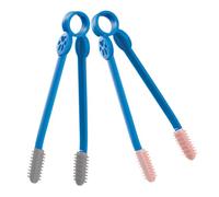 Toddmomy 2pcs Brosse de Toilettage à Usage Quotidien pour Chien et Chat Poignée Antidérapante en Abs, Peigne Compact Toilettage des Animaux de Compagnie