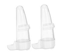 Toddmomy 2pièces Abreuvoir Automatique pour Oiseaux Distributeur Eau pour Perroquets Poules et Pigeons Résistant Pluie pour Jardins et Balcons Facile à Nettoyer