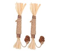 Toddmomy 2pièces Bâtonnets De Vigne Argentée Naturels pour Chats Jouet à Mâcher pour Nettoyage Et Accessoire De Jeu pour Chats Et Petits Félins
