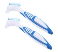 Toddmomy 2pièces Brosse Double Face pour Nettoyage Carapace Tortue Lot de Brosses Multifonctions pour Nettoyer Coquille Tortue
