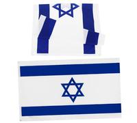 Toddmomy 2pièces Drapeau Israël Lot Pour Extérieur Décoration Maison Cour Bateau