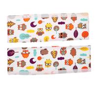 Toddmomy 2pièces Housse de Poignée de Poussette Coton Protection de Rechange pour Guidon de Poussette Garçon Fille Manchon pour Poignée