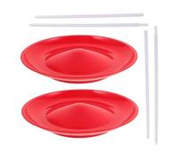Toddmomy 2pièces Kit De Jonglerie avec Assiettes Rotatives pour Accessoires De avec Bâtons Outils De Jonglerie pour Artistes Et Entraînements