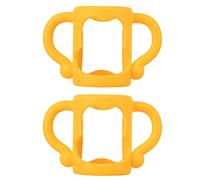 Toddmomy 2pièces Poignée Silicone Pour Biberon Prise Ergonomique Antidérapante Compatible Plupart Des Biberons Pour Apprentissage De Alimentation Des Bébés