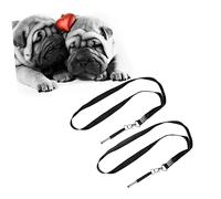Toddmomy 2pièces Sifflet pour Chiens Outil De Formation Et Contrôle des Aboiements avec Lanière Sifflet pour Éducation Canine Noir