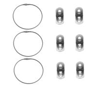 Toddmomy 3 Ensembles Kits de Fixation pour Meubles Fixations Murales pour Étagère Système Anti-basculement pour Meubles Ancrage Anti-basculement Kit Anti-basculement pour Armoire
