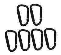 Toddmomy 3 Ensembles Mousquetons Aluminium D De Sécurité Lot de Accessoires Multi Fonctionnels pour Camping Et Randonnée Verrouillage Rapide Et 20 Pièces * 3
