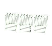 Toddmomy 3 Ensembles Tuteurs De Plantes pour Orchidées Supports Floraux pour Jardin Piquets De Soutien Durable Protection Inclinaison 20 Pièces * 3