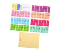 Toddmomy 3 Feuilles Autocollants Clavier Piano Colorés pour Débutants Notes Amovibles Faciles à Appliquer Compatibles Claviers Électroniques et Pianos Numériques Pour Apprentissage à