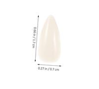 Toddmomy 3 Paires Dents de Vampire Résine Médicale Fausses Canines Halloween Accessoires Cosplay Sécurisés Unisexes pour Fête Déguisement