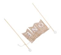 Toddmomy 3 Pièces Bannière Gâteau An Artisanale Décoration Anniversaire Garçon Fille Drapeau Joyeux Premier Anniversaire Facile à Installer Réutilisable pour Fête