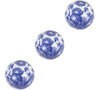 Toddmomy 3 Pièces Boule Décorative Flottante en Céramique pour Aquarium, | Décor D’aquarium, Forme Réaliste et Style , pour Bassin, Vitrine, Ambiance Créative