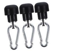 Toddmomy 3 Pièces Cable Stopper Connectors for Gym Machines Heavy Duty Wire Rope Joints with Antislip Protection and Quick Attach for Pulley System Accessories