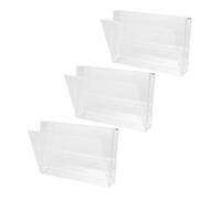 Toddmomy 3 Pièces Cassette Rétro l'audio Cuvette en Verre Dispensateur De Bande avec Porte-Stylo De Boîtes De DVD Boîtes De Faveur Claires Titulaire De La Flûte à Bec PP Transparent