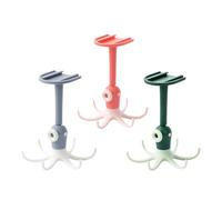 Toddmomy 3 Pièces Crochet Mural Rotatif 360 Degrés Hips Multi-usage | Six Bras, Pose sans Perçage, Retrait sans Trace, pour Ustensiles et Rangement Quotidien