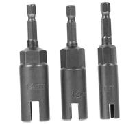 Toddmomy 3 pièces de Douilles à Ailettes avec Manche pour Tournevis Électrique Clé à Douille Hexagonale pour Écrous à Ailettes Boulons et Crochets Compatible Visseuse à Choc Installation