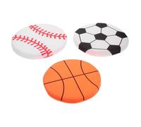 Toddmomy 3 pièces Disque Volant Tissu pour Garçon Fille Sportif Mousse Souple avec Motifs Cartoons et Pliable pour Jeux Extérieurs et Fêtes Anniversaire