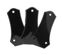 Toddmomy 3 Pièces Guitar Truss Rod Cover Plastic Cownose Design With Screws Stable Tuning Replacement Headstock Shield For Electric Guitars