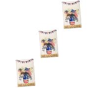 Toddmomy 3 Pièces Jardin Indépendance Day Décoration Extérieure Festifs pour Jardin Cour