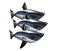Toddmomy 3 pièces Jouets Gonflables Requin PVC pour Piscine et Bain Jouets de Natation Sécurisés et Amusants pour Garçon Fille Garçons Filles Faciles à Gonfler et Ranger
