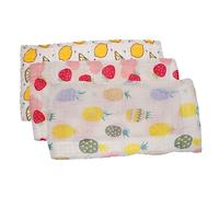 Toddmomy 3 Pièces Lot de Lingettes pour Garçon Fille en Coton pour Visage et Bouche