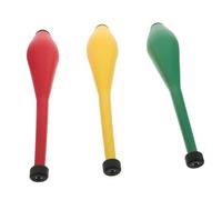 Toddmomy 3 Pièces Petits Bâtons de Jonglage Légers pour Débutants Accessoires de Spectacle Acrobatique Sécurisés pour Garçon Fille Jouets d'Animation pour Fêtes et Entraînement