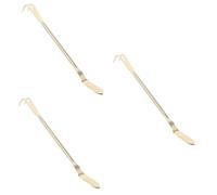 Toddmomy 3 Pièces Râteau de Bonsai Acier Inoxydable Outil de Jardinage Pratique pour Plantes Pot Ergonomique et avec Texture Finesse pour Vos Plantes Intérieur