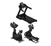 Toddmomy 3 Pièces Realistic Scale Treadmill Exercise Bike and Mini Sports Decorations for Collectors and DIY Scenes