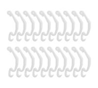 Toddmomy 30 Clips en Plastique Blanc pour Cage à Petits Animaux, Fixation Légère et Facile à Installer, Connecteurs Détachables pour Porte de Cage Hamster et Gerbille, Usage Domestique