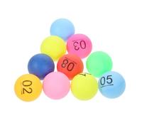 Toddmomy 30Pièces Boules de Loterie Numériques Colorées pour Événements Festifs Boules de Jeu Imprimées pour Tombolas et Fêtes