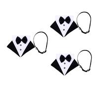 Toddmomy 3ensembles Bandana Triangulaire pour Chien avec Collier Équipement Mode pour Animaux De Compagnie Accessoire Adorable Et Confortable pour Animaux pour Et Événements Spéciaux