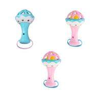 Toddmomy 3pièces à Main Musical Avec Cloche à Design De Dessin Animé Pour Garçon Fille