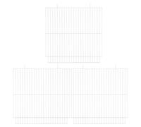 Toddmomy 3pièces Cloison de Séparation pour Cage de Hamster Panneau Fil de Fer pour Enclos Animaux Séparateur de Petite Cage Anti-écureuil