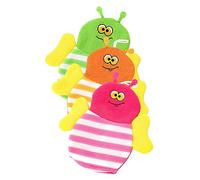 Toddmomy 3pièces Gants De Bain Pour Garçon Fille Lot De Mitaines Exfoliantes Outils De Bain Moufles Moussantes Gants De Douche De Toilette Pour Garçon Fille