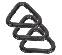 Toddmomy 3pièces Mousquetons Aluminium pour Clip Léger Et pour Camping Randonnée Et Accroche Clés Antidérapant Et Résistant Aux Chocs